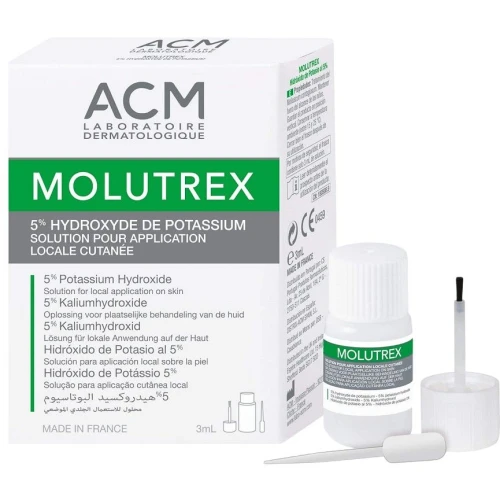 Molutrex 5% roztwór, 3 ml - Miejscowe leczenie mięczaka zakaźnego
