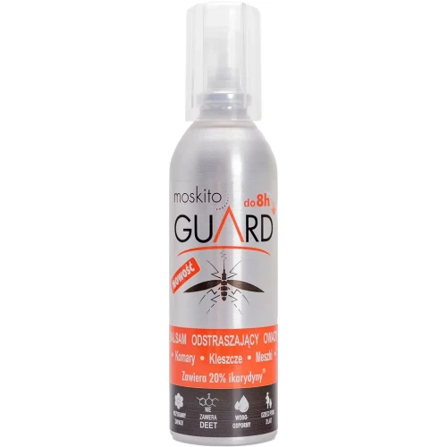 Moskito Guard Balsam odstraszający komary i kleszcze, 75 ml - Z ikarydyną, dla dorosłych i dzieci powyżej 2 roku życia