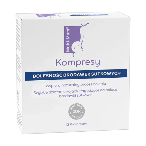 Multi-Mam Kompresy bolesność brodawek sutkowych, 12 sztuk - Wspiera naturalny proces gojenia
