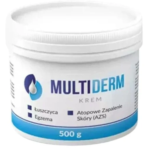 Multiderm, krem natłuszczający, 500 g - Krem na łuszczycę, AZS i egzemę