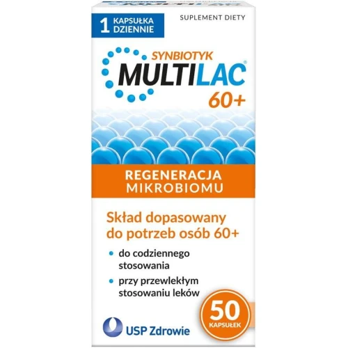Multilac 60+, 50 kapsułek