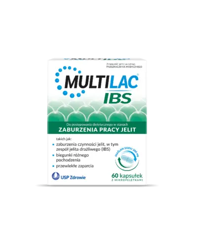 Multilac IBS kapsułki, 60 sztuk - Stosowany przy zespole jelita drażliwego