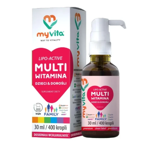 MyVita Multiwitamina Dzieci & Dorośli Krople 30 ml