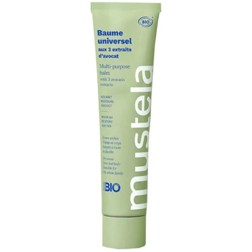 Mustela Multifunkcyjny balsam z 3 ekstraktami z awokado, 75 ml - Da całej rodziny na suchą i wrażliwą skórę