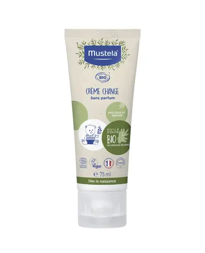 Mustela Bio Krem do przewijania, 75ml - Na bazie oliwy z oliwek