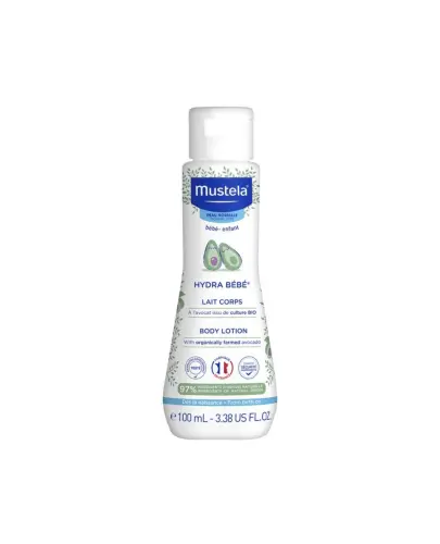Mustela Hydra Bebe, mleczko do ciała z organicznym awokado, 100 ml - Nawilża i wzmacnia barierę ochronną skóry