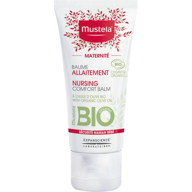 Mustela Maternite Balsam do brodawek sutkowych, 30 ml - Na bazie oliwy z oliwek z witaminą E i gliceryną