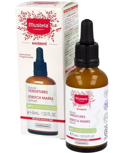 Mustela Maternite Serum na rozstępy, 45 ml - Do pielęgnacji skóry w ciąży oraz po porodzie
