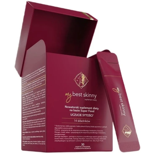 MyBest Skinny, 30 saszetek - Suplement diety z Glukomannan z Amorphophallus konjac
