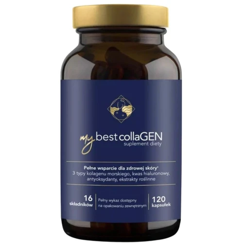 MyBest CollaGEN, 150 kapsułek - 4 rodzaje kolagenów morskich