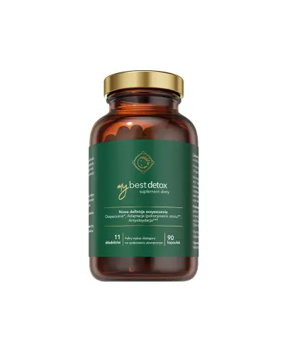 MyBest Detox, 90 kapsułek - Ze składnikami wspomagającymi trawienie