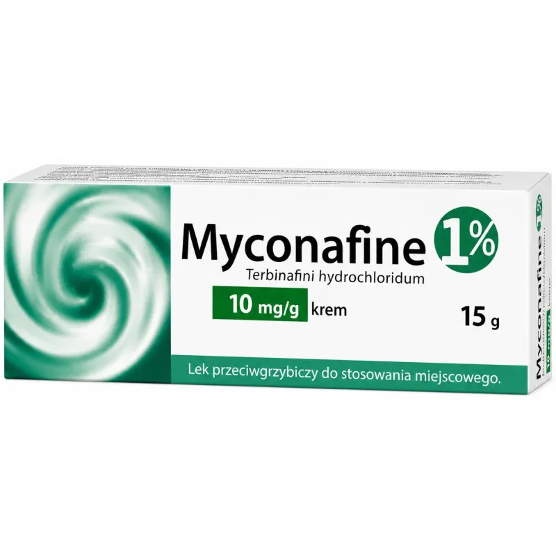 Myconafine 1% krem, 15 g - Z terbinafiną o właściwościach przeciwgrzybiczych