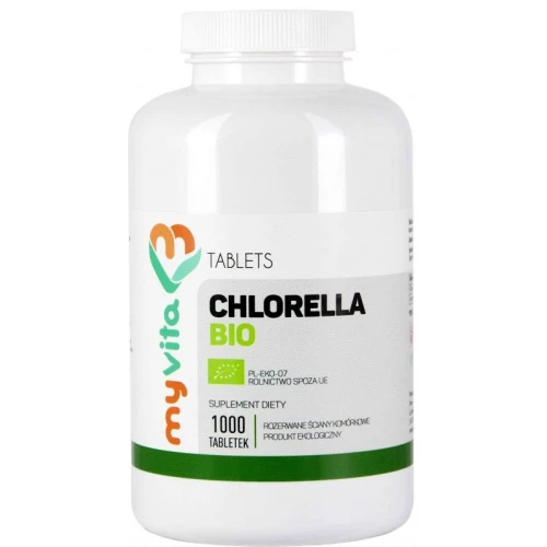 MyVita Chlorella BIO 250 mg, 1000 tabletek