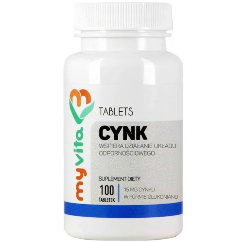 MyVita Cynk - Glukonian, 100 tabletek