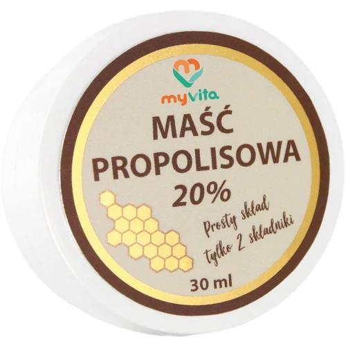 MyVita Maść propolisowa 20%, 30 ml - Do regeneracji i ochrony skóry