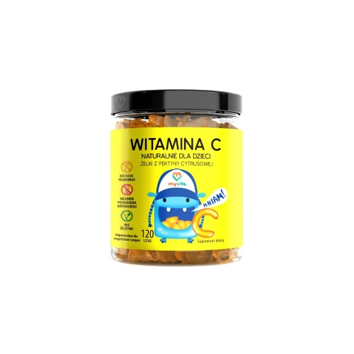 MyVita Naturalne żelki Witamina C, 120 sztuk - Żelki witaminowe