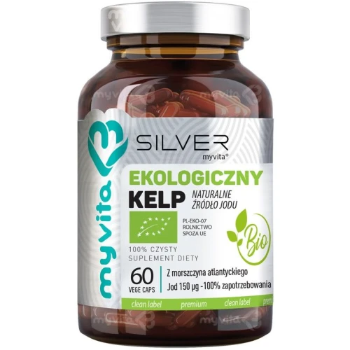 MyVita Silver Kelp, 60 kapsułek - Naturalne źródło jodu