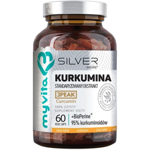 MyVita Silver Kurkumina, 60 kapsułek - Kurkuma w kapsułkach