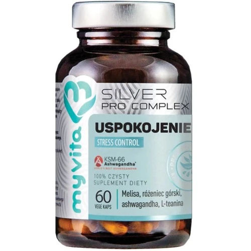 MyVita Silver Pro Complex Uspokojenie, 60 kapsułek - Dla prawidłowego funkcjonowania układu nerwowego
