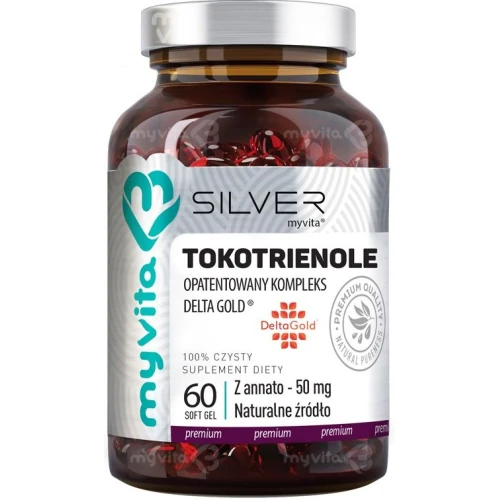 MyVita Silver Tokotrienole, 60 kapsułek - Naturalna witamina E