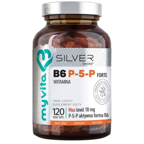 MyVita Silver Witamina B6 P-5-P, 120 kapsułek
