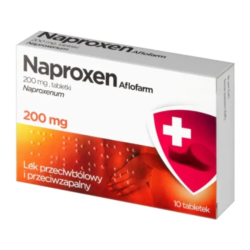Naproxen Aflofarm 200 mg, 10 tabletek - O działaniu przeciwbólowym i przeciwzapalnym