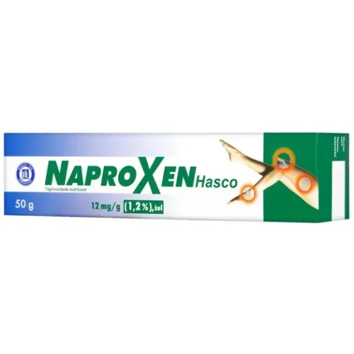 Naproxen Hasco 12 mg/g (1,2%) żel 50 g - Na bolące mięśnie i stawy