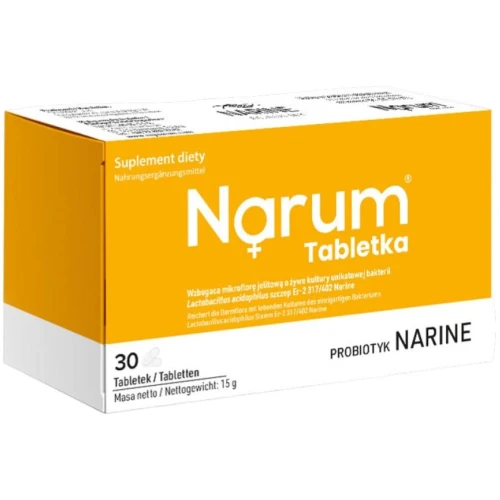 Narum Tabletka, 30 tabletek - Probiotyk dla dorosłych i dzieci
