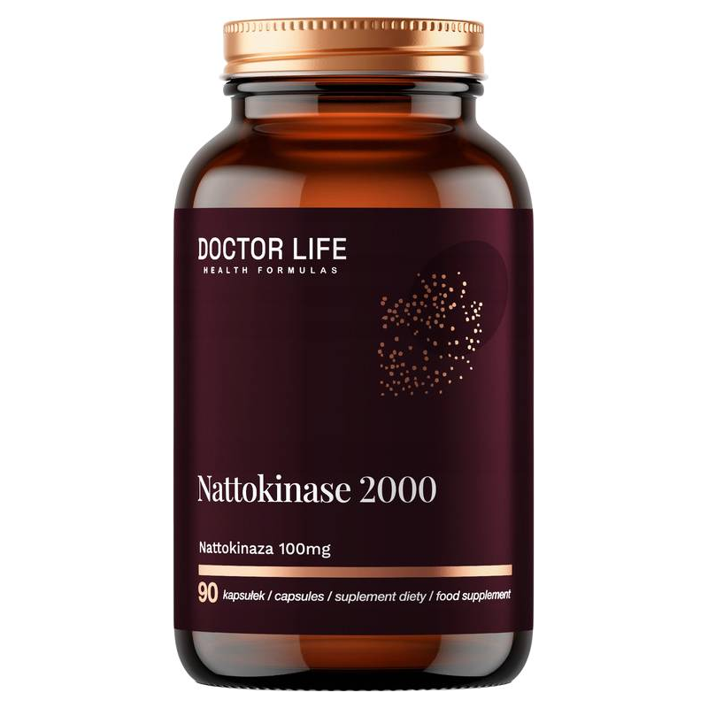 Doctor Life Nattokinase 2000, 90 kapsułek - Naturalne wsparcie układu krążenia