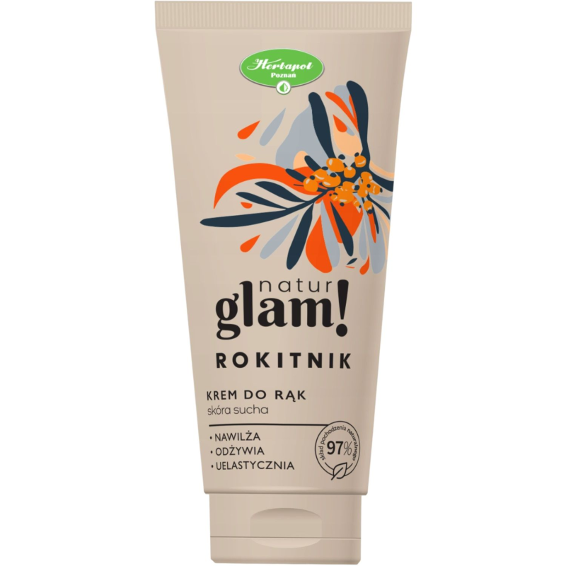 Natur Glam! Rokitnik Krem do rąk, 100 ml - Do suchych i szorstkich dłoni