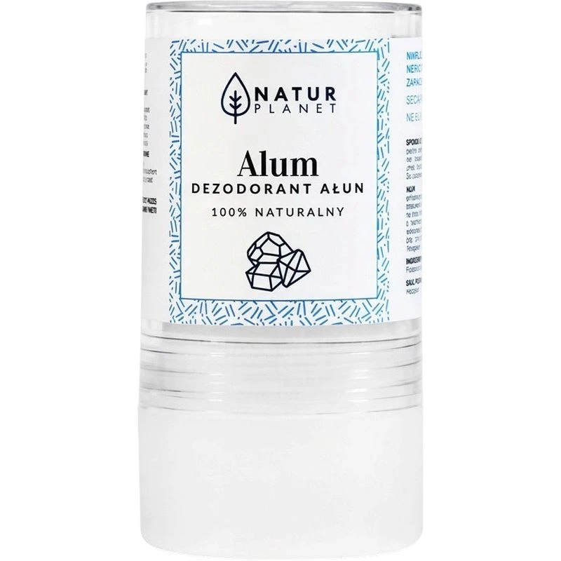 Natur Planet Ałun sztyft, 125 g - Naturalny antyperspirant