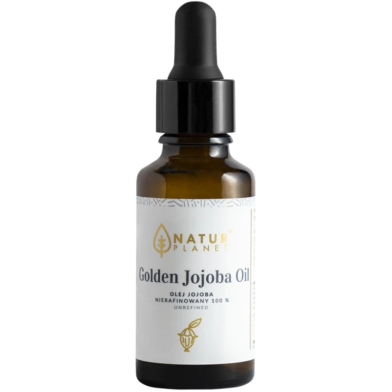 Natur Planet Olej jojoba, 30 ml - Naturalna pielęgnacja skóry i włosów