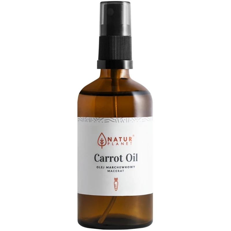 Natur Planet Olej marchewkowy, 100 ml - Z wysoką zawartością beta-karotenu