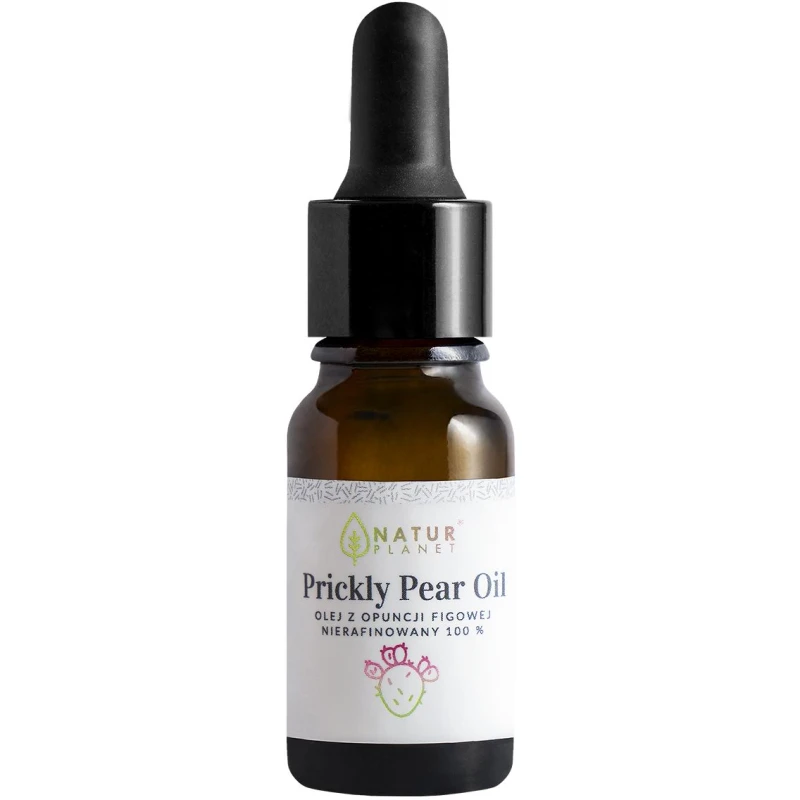 Natur Planet Olej z Opuncji Figowej, 10 ml - Naturalna pielęgnacja skóry dojrzałej