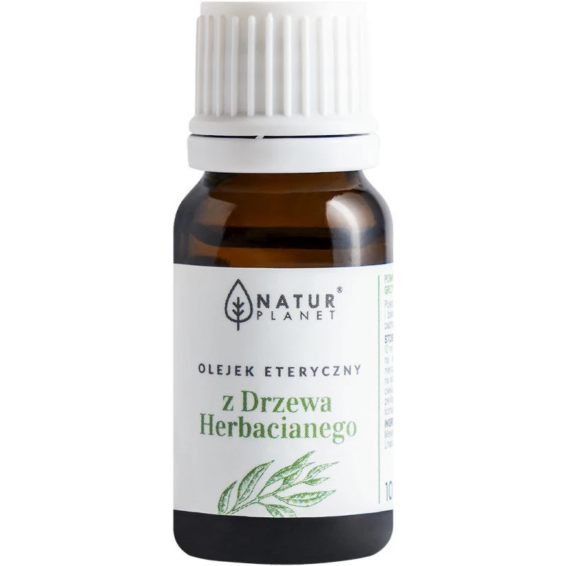 Natur Planet Olejek z Drzewa Herbacianego, 10 ml - Olejek eteryczny o wszechstronnym zastosowaniu 