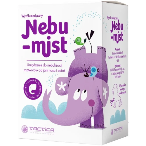 Nebu-Mist Urządzenie do nebulizacji nosa i zatok, 1 sztuka - Do stosowania w miejscowym leczeniu górnych dróg oddechowych