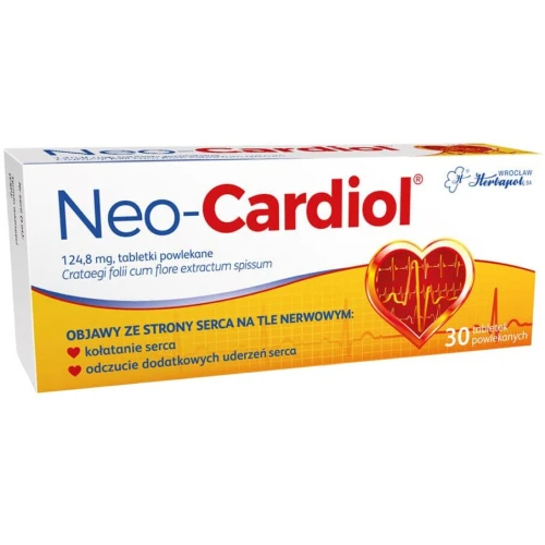 Neo-Cardiol, 30 tabletek - Tabletki z głogiem na serce
