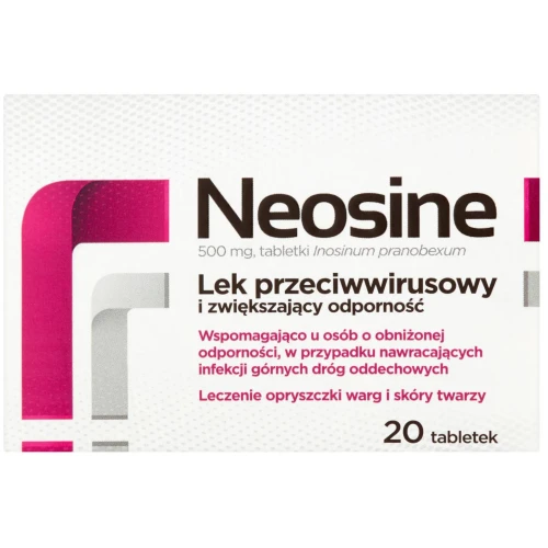 Neosine 20 tabletek - Inosinum pranobexum 500  mg