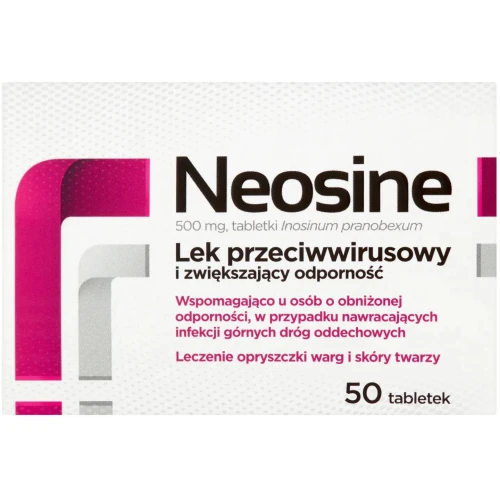 Neosine 50 tabletek - Inosinum pranobexum 500  mg