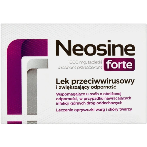 Neosine forte, 10 tabletek - Inosinum pranobexum 1000 mg, tabletki