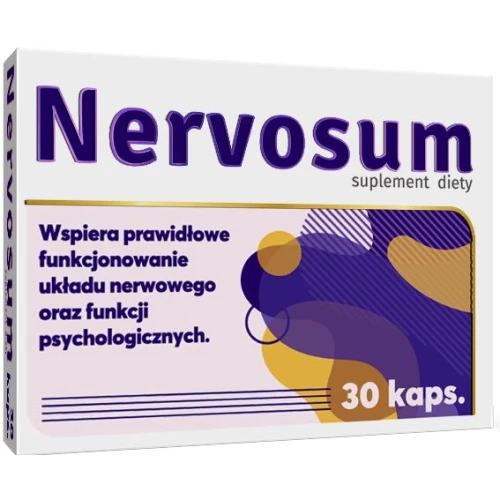 Nervosum, 30 kapsułek - Monofosforan urydyny – wspiera układ nerwowy