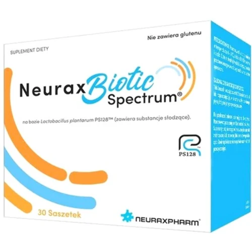 NeuraxBiotic Spectrum, 30 saszetek - Psychobiotyk z bakteriami Lactobacillus plantarum PS128TM