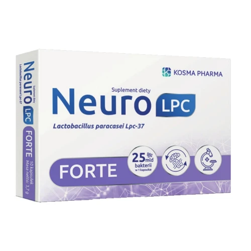 NeuroLPC Forte, 20 kapsułek - Psychobiotyk, wspomaga ogólne samopoczucie psychiczne