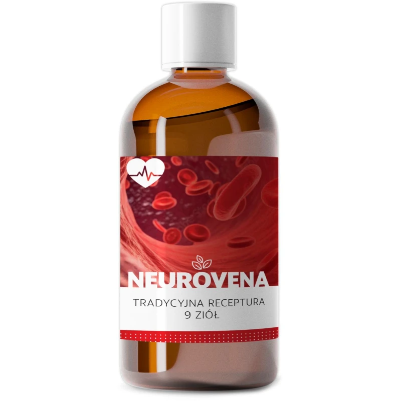 Neurovena, płyn 100 ml - Kompleks 9 ekstraktów ziołowych wspierających krążenie