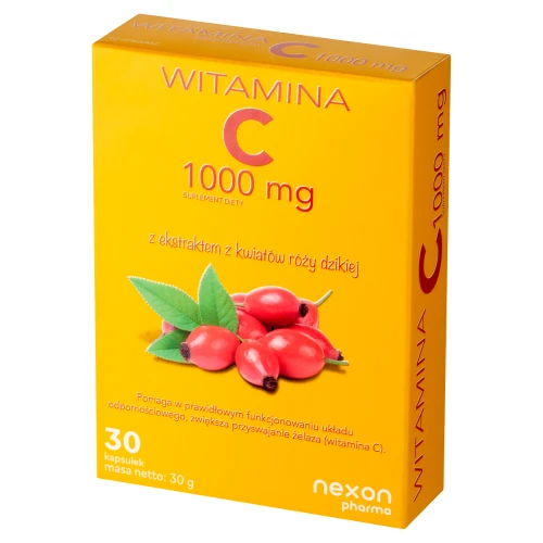 Nexon Pharma Witamina C 1000 mg, 30 kapsułek