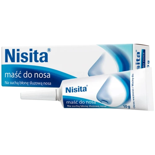 Nisita maść do nosa, 10 ml - Nawilża suchą błonę śluzową nosa
