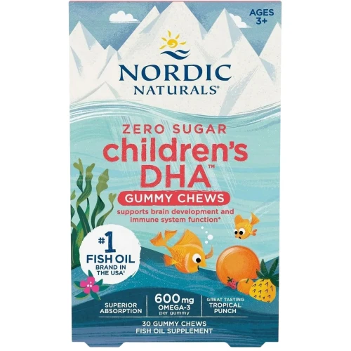 Nordic Naturals Children's DHA Gummies 600 mg, 30 żelków - Kwasy omega 3 dla dzieci