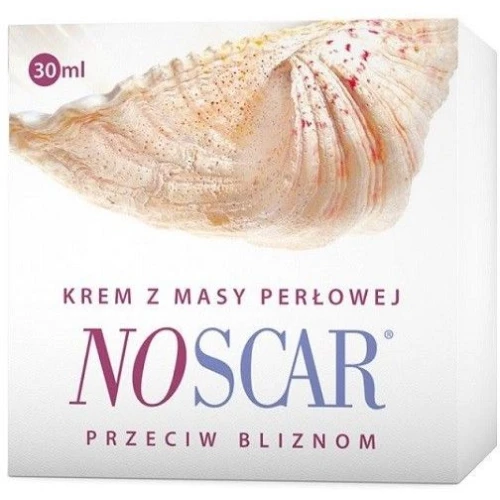 NoScar krem z masy perłowej, 30 ml - Który wygładza oraz rozjaśnia blizny