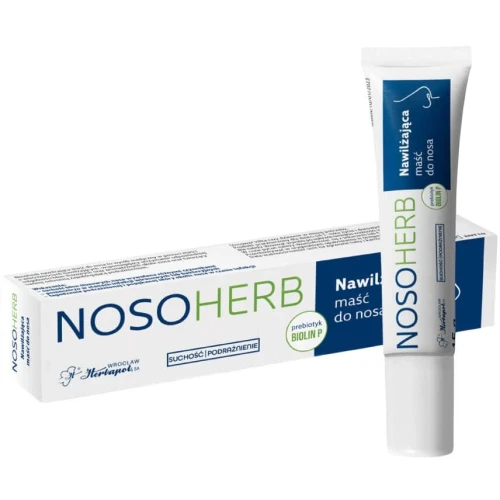 Nosoherb Nawilżająca maść do nosa, 15 g - Intensywnie nawilża oraz ochroni błonę śluzową nosa