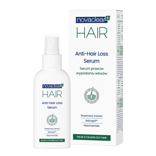 Novaclear Anti Hair Loss Serum przeciw wypadaniu włosów, 100 ml - Dba o kondycję skóry głowy
